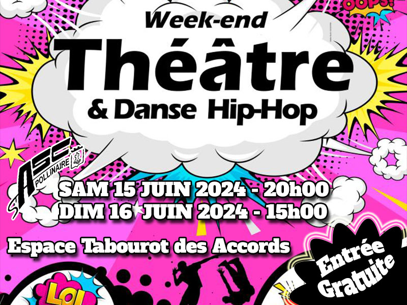 Week end Théâtre et Hip Hop