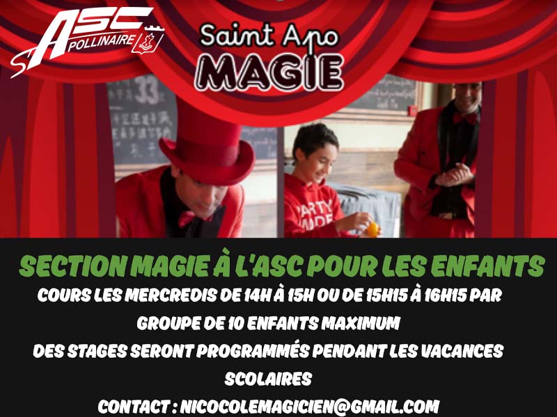 Nouveau: section magie