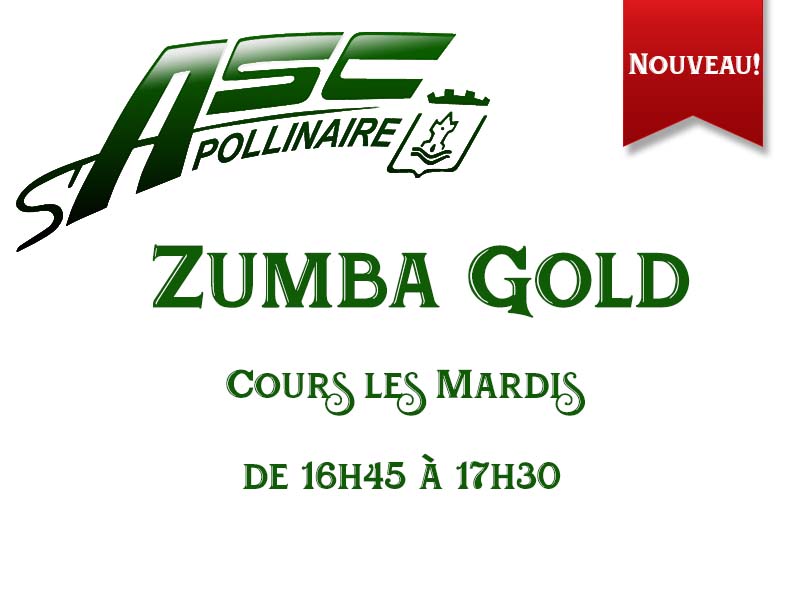 Nouveau : Section Zumba Gold