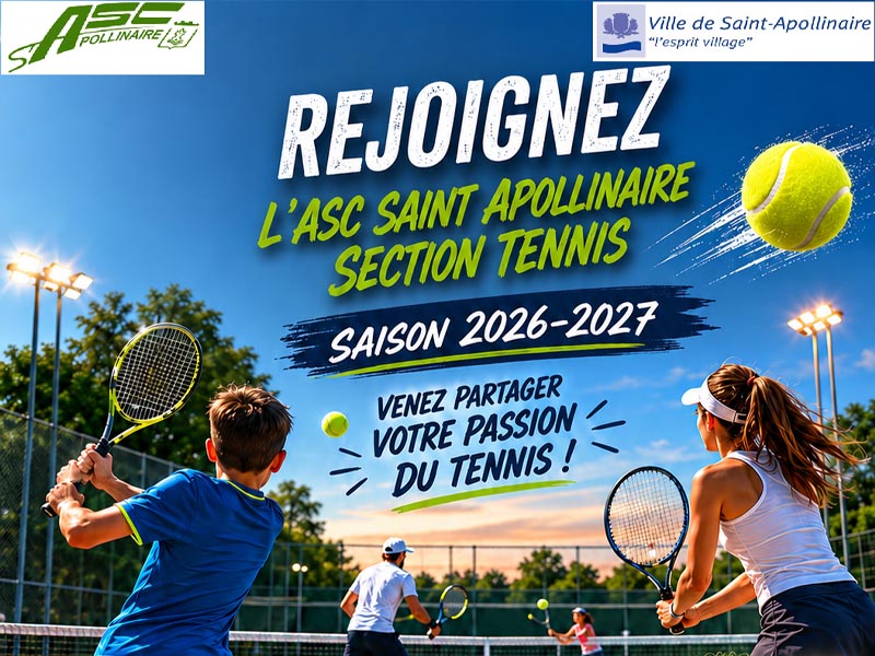 Rentrée Tennis 2026-2027