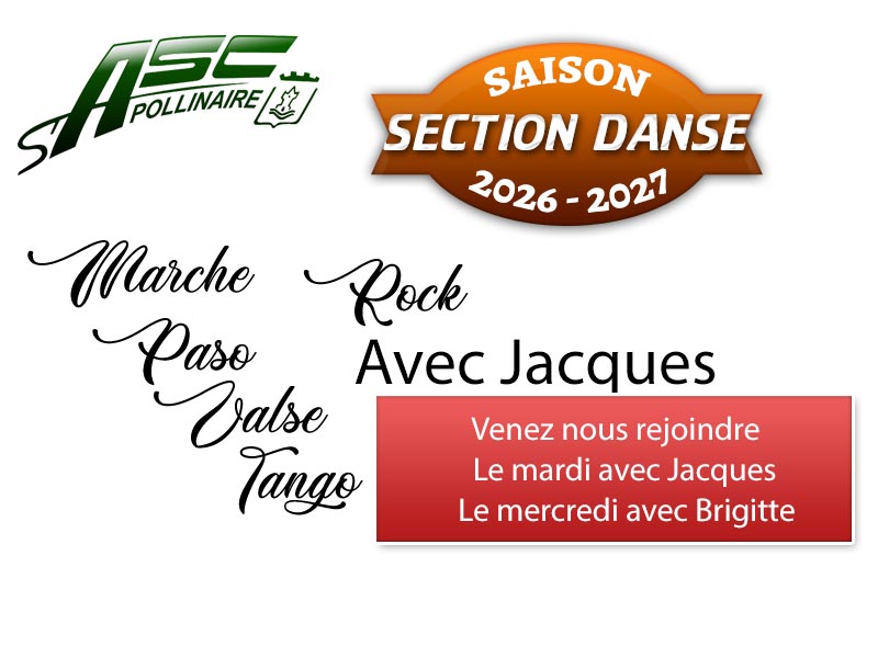 Rentrée saison danse 2026-2027