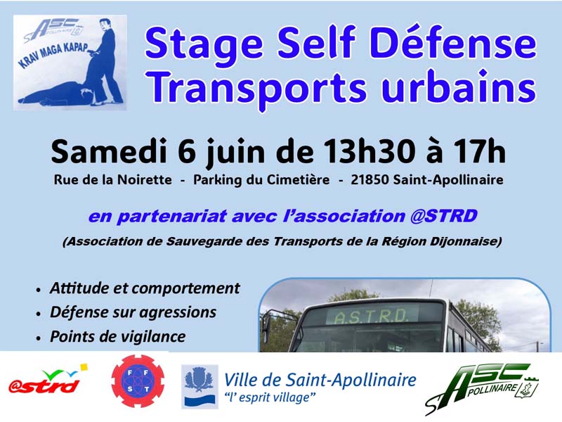 Stage Self Défense Transports urbains